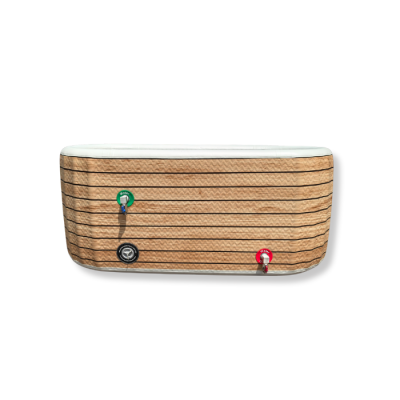 Wood Grain Ice Bathtub